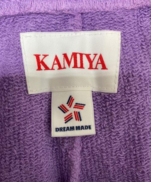 KAMIYA（カミヤ）KAMIYA (カミヤ) PRINTED SWEAT PANTS パープル サイズ:XLの古着・服飾アイテム