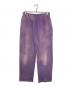 KAMIYA（カミヤ）の古着「PRINTED SWEAT PANTS」｜パープル