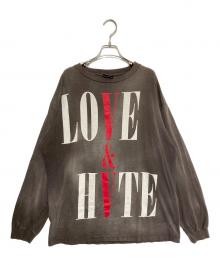 SAINT MICHAEL×VLONE（セントマイケル×ヴィーロン）の古着「LS TEE/ VLONE/BLACK」｜グレー
