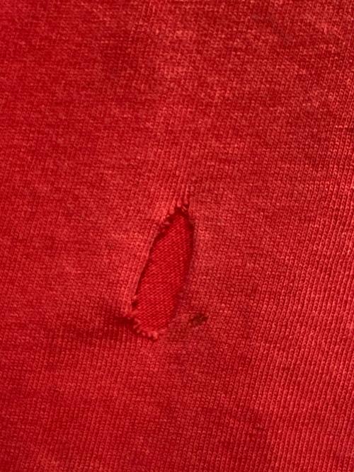 SAINT MICHAEL（セントマイケル）SAINT MICHAEL (セントマイケル) LS TEE SOFT LOVE/RED レッド サイズ:XLの古着・服飾アイテム
