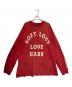 SAINT MICHAEL（セントマイケル）の古着「LS TEE SOFT LOVE/RED」｜レッド