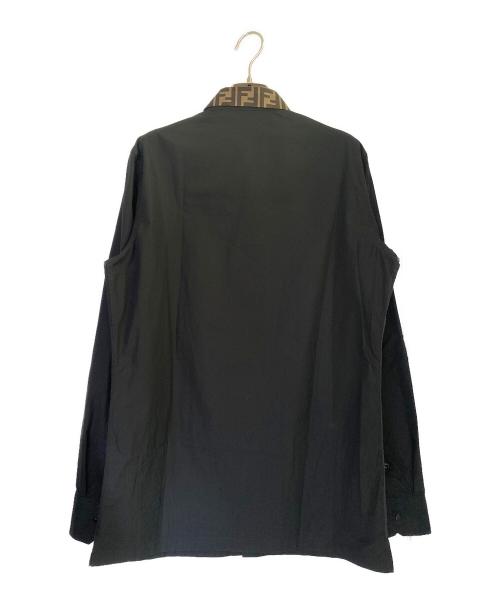 FENDI（フェンディ）FENDI (フェンディ) ズッカ柄 シャツ ブラック サイズ:39の古着・服飾アイテム
