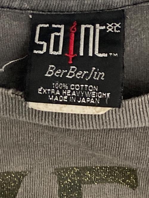 SAINT MICHAEL（セントマイケル）SAINT MICHAEL (セントマイケル) BerBerJin (ベンベルジン) 23SS BJ SS TEE グレー サイズ:XXXLの古着・服飾アイテム