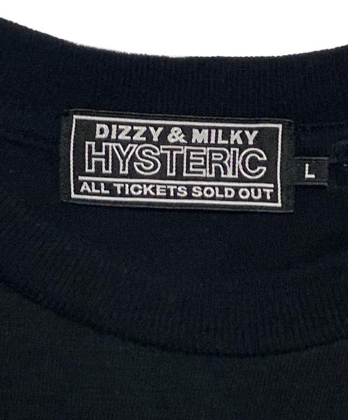 Hysteric Glamour（ヒステリックグラマー）Hysteric Glamour (ヒステリックグラマー) ALE Tシャツ ブラック サイズ:Lの古着・服飾アイテム