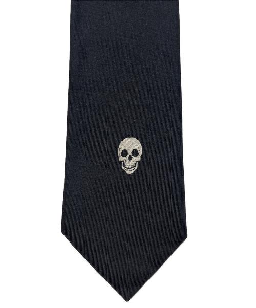 DIOR HOMME（ディオール オム）Dior Homme (ディオール オム) Skull Slim Tie ブラック サイズ:-の古着・服飾アイテム