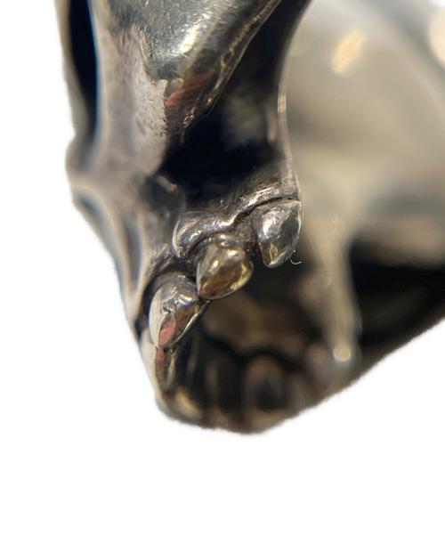 JAM HOME MADE（ジャムホームメイド）JAM HOME MADE (ジャムホームメイド) NUMBER (N)INE (ナンバーナイン) EVIL SKULL RING シルバー サイズ:21号の古着・服飾アイテム