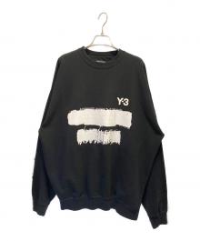Y-3（ワイスリー）の古着「U GFX CREW」｜ブラック