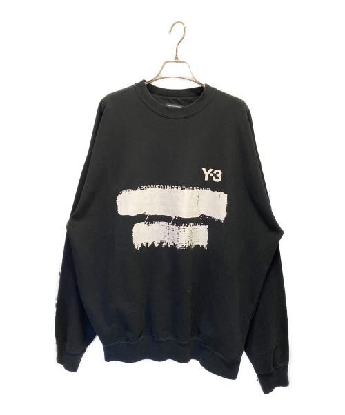 Y-3（ワイスリー）Y-3 (ワイスリー) U GFX CREW ブラック サイズ:Mの古着・服飾アイテム