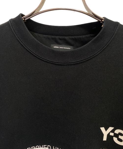 Y-3（ワイスリー）Y-3 (ワイスリー) U GFX CREW ブラック サイズ:Mの古着・服飾アイテム
