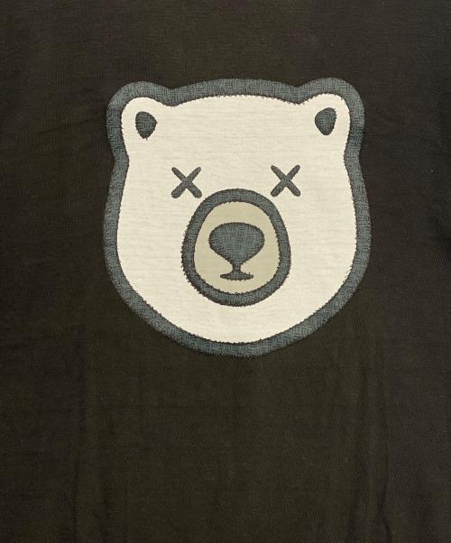 HUMAN MADE（ヒューマンメイド）HUMAN MADE (ヒューマンメイド) KAWS (カウズ) Bear T-Shirt グレー サイズ:Lの古着・服飾アイテム