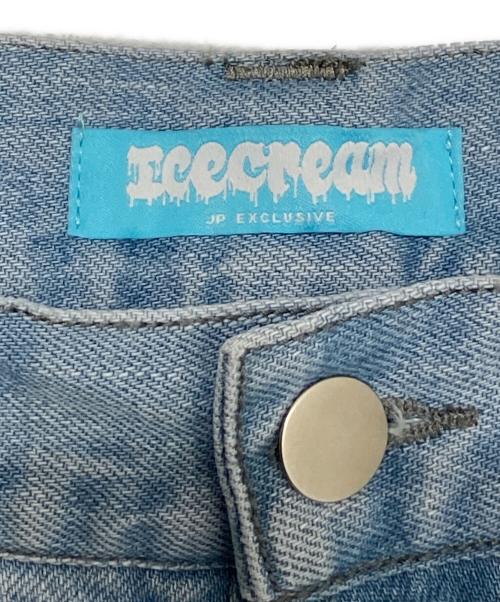 ICE CREAM（アイスクリーム）Ice Cream (アイスクリーム) Buggy Denim Shorts スカイブルー サイズ:XLの古着・服飾アイテム