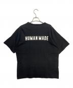 HUMAN MADEヒューマンメイド）の古着「Back Logo Tee」｜ブラック