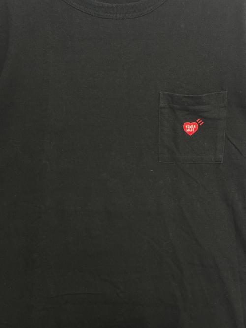 HUMAN MADE（ヒューマンメイド）HUMAN MADE (ヒューマンメイド) Back Logo Tee ブラック サイズ:XLの古着・服飾アイテム