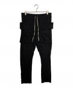 DRKSHDWダークシャドウ）の古着「CREATCH CARGO DRAWSTRING PANTS」｜ブラック