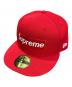 SUPREME（シュプリーム）の古着「26SS Rings Box Logo New Era」｜レッド