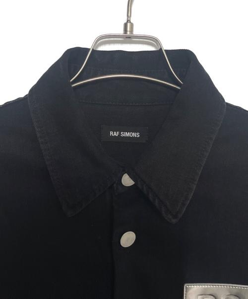 RAF SIMONS（ラフシモンズ）RAF SIMONS (ラフシモンズ) 19SS Two Patches Big fit shirt ブラック サイズ:Sの古着・服飾アイテム
