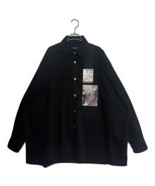 RAF SIMONS（ラフシモンズ）の古着「19SS Two Patches Big fit shirt」｜ブラック