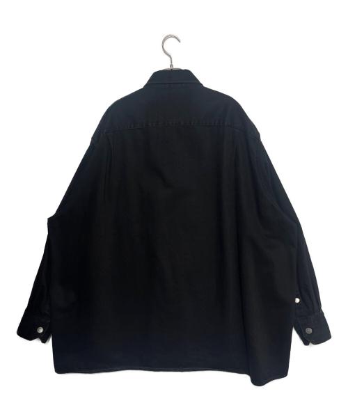 RAF SIMONS（ラフシモンズ）RAF SIMONS (ラフシモンズ) 19SS Two Patches Big fit shirt ブラック サイズ:Sの古着・服飾アイテム