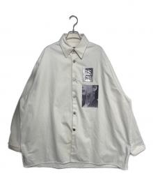 RAF SIMONS（ラフシモンズ）の古着「19SS Two Patches Big fit shirt」｜アイボリー
