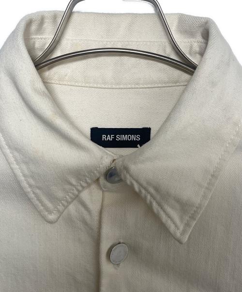 RAF SIMONS（ラフシモンズ）RAF SIMONS (ラフシモンズ) 19SS Two Patches Big fit shirt アイボリー サイズ:Sの古着・服飾アイテム