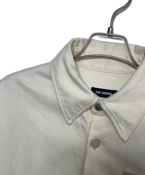 RAF SIMONS（ラフシモンズ）RAF SIMONS (ラフシモンズ) 19SS Two Patches Big fit shirt アイボリー サイズ:Sの古着・服飾アイテム