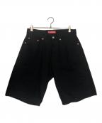 SUPREMEシュプリーム）の古着「Baggy Selvedge Denim Short」｜ブラック