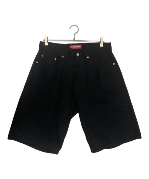SUPREME（シュプリーム）SUPREME (シュプリーム) Baggy Selvedge Denim Short ブラック サイズ:32の古着・服飾アイテム