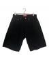SUPREME（シュプリーム）の古着「Baggy Selvedge Denim Short」｜ブラック