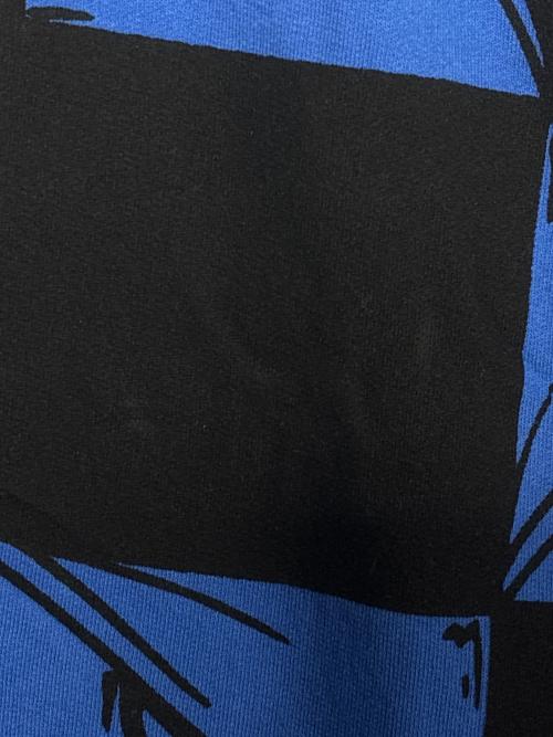 ANTI PROMO（アンチ プロモ）ANTI PROMO (アンチ プロモ) 99EYES Sweat Pants ブラック×ブルー サイズ:XLの古着・服飾アイテム