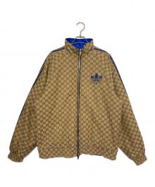 GUCCI×adidas（グッチ×アディダス）の古着「Reversible Jacket」｜ベージュ×ブルー