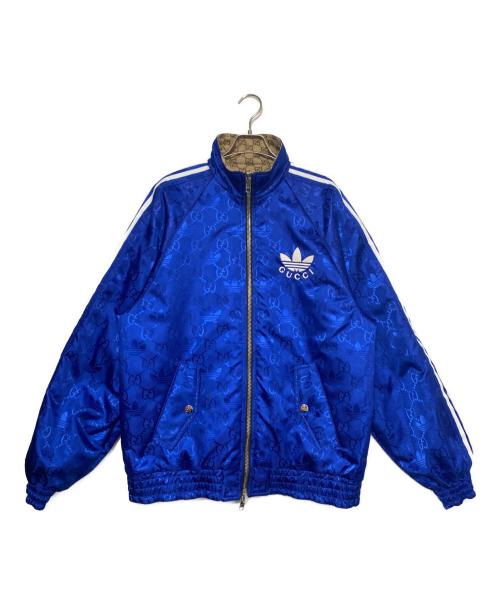 GUCCI（グッチ）GUCCI (グッチ) adidas (アディダス) Reversible Jacket ベージュ×ブルー サイズ:54の古着・服飾アイテム
