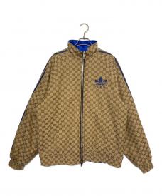 GUCCI×adidasグッチ×アディダス）の古着「Reversible Jacket」｜ベージュ×ブルー