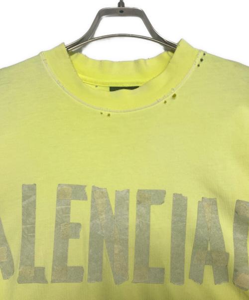 BALENCIAGA（バレンシアガ）BALENCIAGA (バレンシアガ) Tape Type T シャツ イエロー サイズ:Lの古着・服飾アイテム