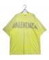 BALENCIAGA（バレンシアガ）の古着「Tape Type T シャツ」｜イエロー