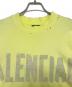 中古・古着 BALENCIAGA (バレンシアガ) Tape Type T シャツ イエロー サイズ:L：50000円