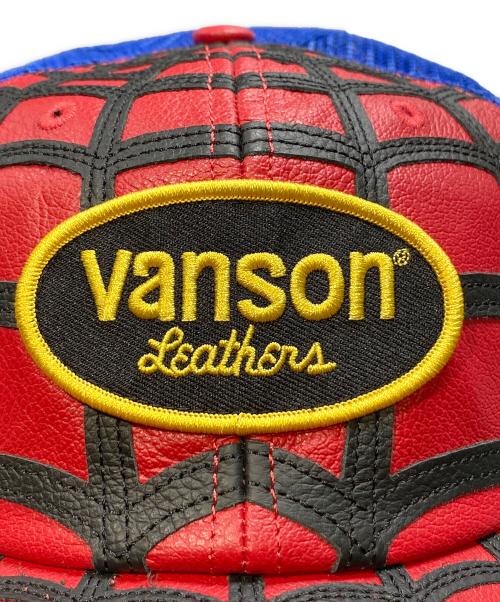 SUPREME（シュプリーム）Supreme (シュプリーム) VANSON (バンソン) Spider-Man Mesh Back 6-Panel レッド×ブルー 未使用品の古着・服飾アイテム