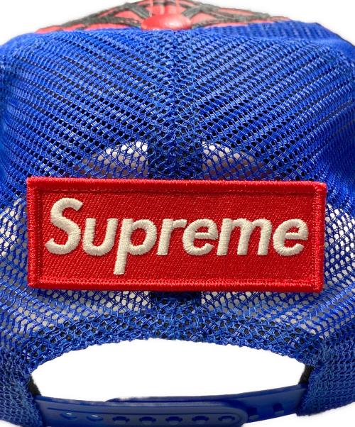 SUPREME（シュプリーム）Supreme (シュプリーム) VANSON (バンソン) Spider-Man Mesh Back 6-Panel レッド×ブルー 未使用品の古着・服飾アイテム