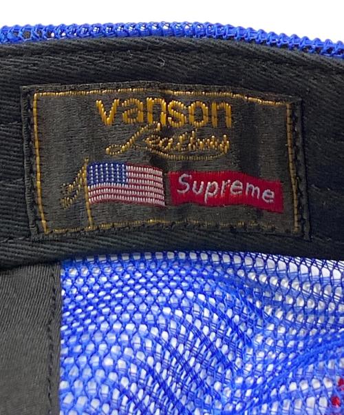 SUPREME（シュプリーム）Supreme (シュプリーム) VANSON (バンソン) Spider-Man Mesh Back 6-Panel レッド×ブルー 未使用品の古着・服飾アイテム