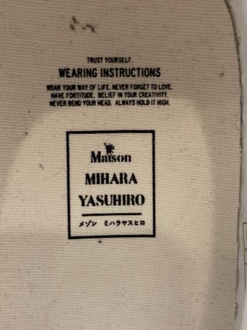 MIHARA YASUHIRO（ミハラヤスヒロ）MIHARA YASUHIRO (ミハラヤスヒロ) BLAKEY CANVAS LOW ブラック サイズ:45の古着・服飾アイテム