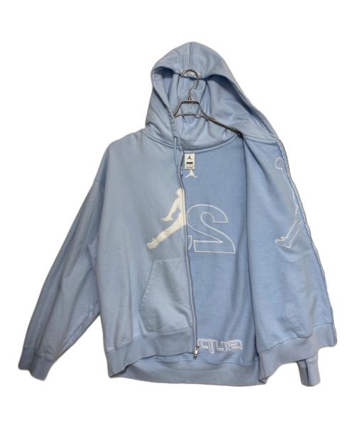 SUPREME（シュプリーム）SUPREME (シュプリーム) JORDAN (ジョーダン) 26SS Hooded Sweatshirt スカイブルー サイズ:XXLの古着・服飾アイテム