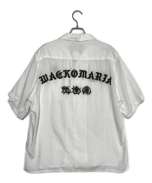 WACKO MARIA（ワコマリア）WACKO MARIA (ワコマリア) 舐達麻 (ナメダルマ) 50'S OPEN COLLAR SHIRT ホワイト サイズ:Sの古着・服飾アイテム