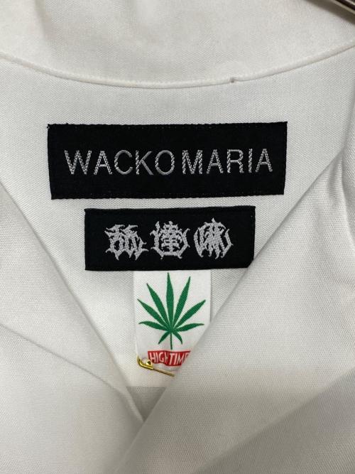 WACKO MARIA（ワコマリア）WACKO MARIA (ワコマリア) 舐達麻 (ナメダルマ) 50'S OPEN COLLAR SHIRT ホワイト サイズ:Sの古着・服飾アイテム