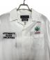 中古・古着 WACKO MARIA (ワコマリア) 舐達麻 (ナメダルマ) 50'S OPEN COLLAR SHIRT ホワイト サイズ:S：24000円