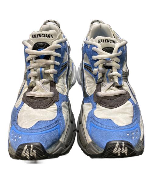 BALENCIAGA（バレンシアガ）BALENCIAGA (バレンシアガ) Runner Sneakers ブルー×ホワイト サイズ:44の古着・服飾アイテム