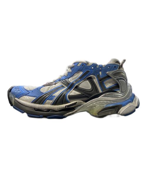 BALENCIAGA（バレンシアガ）BALENCIAGA (バレンシアガ) Runner Sneakers ブルー×ホワイト サイズ:44の古着・服飾アイテム