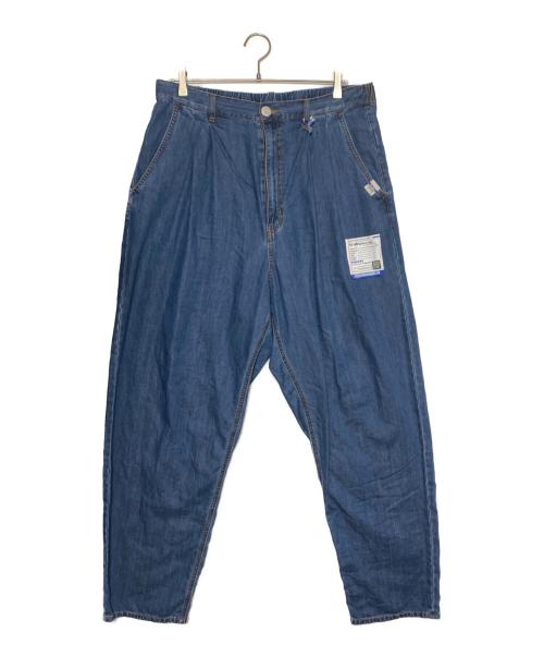 MIHARA YASUHIRO（ミハラヤスヒロ）MIHARA YASUHIRO (ミハラヤスヒロ) Cotton Tencel Denim Tapered Pants インディゴ サイズ:48の古着・服飾アイテム
