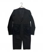RICK OWENSリックオウエンス）の古着「19FW Larry Runway Coat」｜ブラック