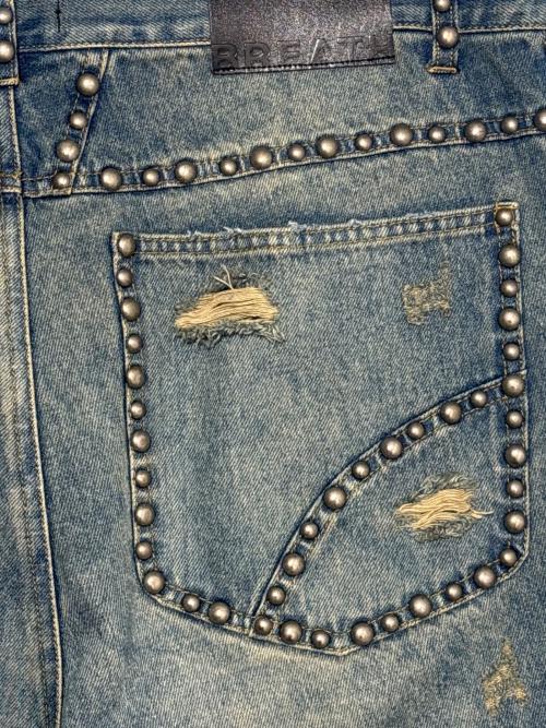 BREATH（ブレス）BREATH (ブレス) SUICIDE STUDS DENIM SHORTS インディゴ サイズ:XL 未使用品の古着・服飾アイテム