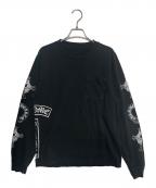 CHROME HEARTSクロムハーツ）の古着「Soap+Water Multi Print L/S T-Shirt」｜ブラック