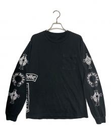 CHROME HEARTS（クロムハーツ）の古着「Soap+Water Multi Print L/S T-Shirt」｜ブラック